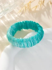 1入湖藍色貝殼手鍊,適合女性日常佩戴 - 淺藍色 - 查看 1