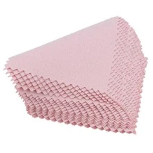 25 cái/bộ Vải làm sạch Ba Lan Polyester thông thường dành cho phụ nữ để làm sạch trang sức - Hồng - Xem 8