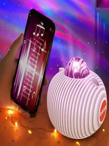 1 pieza Lámpara de proyección galaxia - Blanco - Ver 4