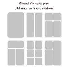 1pc Clear Rectangle Shaped Pen Box - Clear - View 6