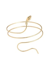 Bracelet design serpent - Doré - Voir 2