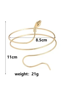 Bracelet design serpent - Doré - Voir 5