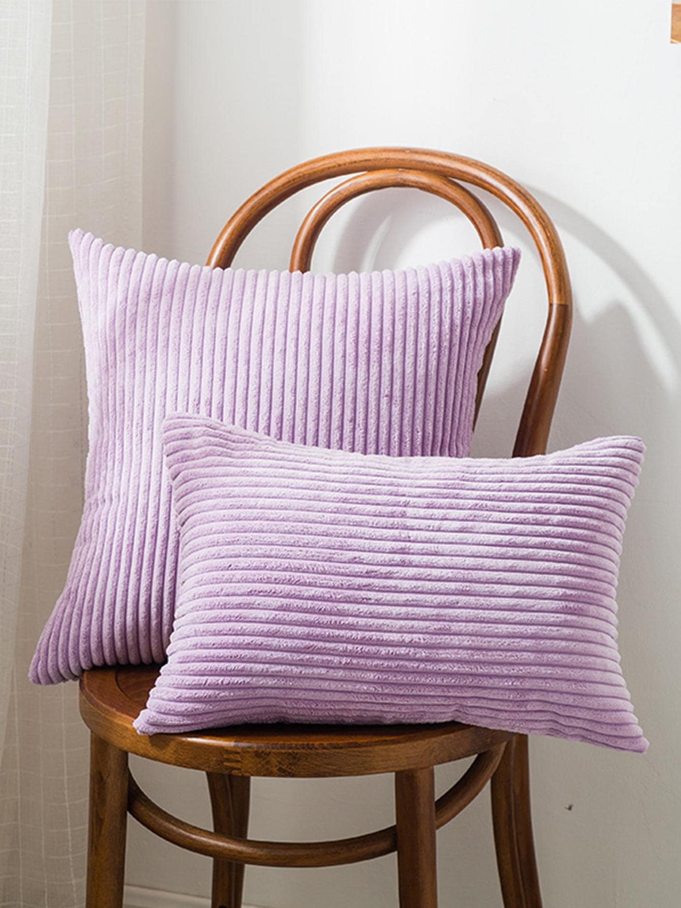 1 Chắc Chắn Đệm Mà Không Cần Chất Độn, Màu Tím Đơn Giản Trang Trí Đệm Cho Giường, Ghế Sofa - Màu tím - Xem 1