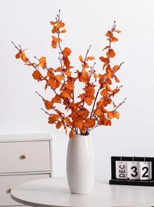 bông hoa lan nhảy múa nhân tạo theo phong cách Bắc Âu đơn giản hiện đại để trang trí bữa tiệc & nhà cửa - trái cam - Xem 2