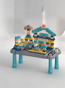 100pcs/set Plastic Building Block, Creative Car Design Puzzle For Gift - Multicolor - View 2