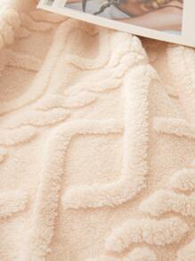 1 Stück einfarbige Decke, minimalistischer, einfarbig gewebter Stoff, mehrere Größen, warm haltende Decke für Zuhause, die ganze Saison über