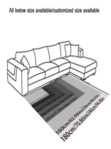 1pc Oval Pattern Rug, Modern Polyester Floor Carpet For Bedroom - Multicolor - View 6