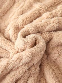 Bộ 1 Mền chần bông hình học, Chăn ngủ vải kaki dệt giữ nhiệt, Home - Màu Khaki - Xem 8