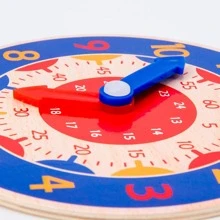 1pc Clock Design Model Teaching Aid - Green - View 3