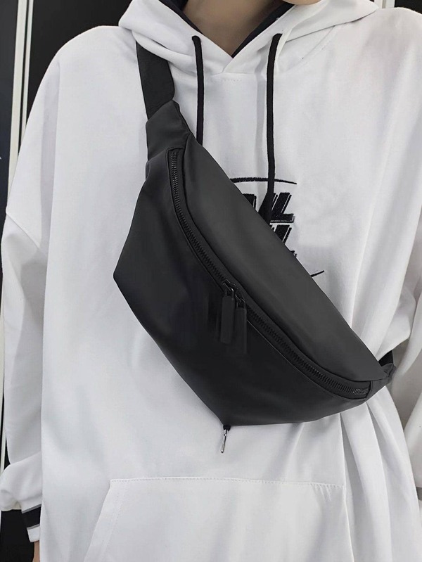 conk lab Men All-Match Fanny Pack Sling Purse Leather Bag Solid Color For Business Office Water-Proof Anti Theft Chest Bag Crossbody Bag Sling Bag Gifts PU Leather Summer Freshman Black Bag Hiking Hiking Student Large Capacity Multi-Functional Outdoor Portable Gifts Vacation Vintage Funny Gifts Travel Gifts Chest Bag Gifts Travel Essentials Retro Bag Holiday Essentials Bag For Men Bags Men Winter Back To School Vintage Belt Gift Bag Pack Belt Bag Waist Bag Spring Vintage Bags School Supplies