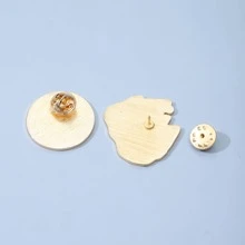 3 Cái/bộ Sáng Tạo Ngôi Sao Rừng Biển Thiết Kế Hợp Kim Thổ Cẩm Dành Cho Nam Nữ Cho Quần Áo Túi Trang Trí - Nhiều màu - Xem 3