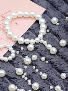 1 盒彩色穿线珍珠串珠，4/6/8/10 毫米珠宝制作套件珍珠串珠适用于手链项链珠宝制作工艺装饰 - 彩色 - 查看 8