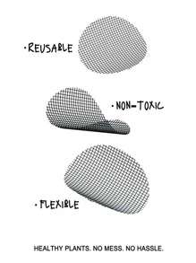 LAI FION 50 Cái/bộ Nhựa Hoa Lỗ Lưới Miếng Lót Đơn Giản Vòng Đen Chống Đất Chống Mất Lỗ Thoát Nước Màn Hình Cho Sân Vườn - màu đen - Xem 7