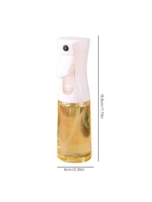 1pc ABS Oil Sprayer, Nordic Transparent Pressurized Oil Spray Bottle For Kitchen - White - View 5