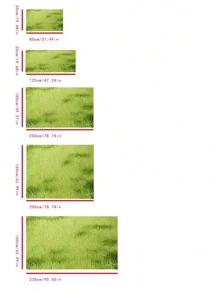 1pc Tie Dye Fuzzy Rug, Green Polyester Plush Carpet, For Living Room, Bedroom - Green - View 5