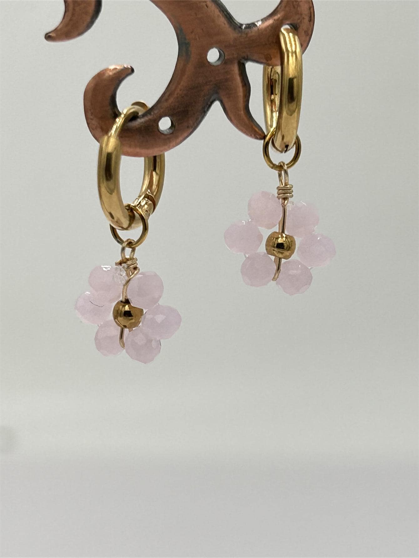 Flower Drop Earrings Valentines