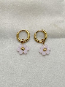 Boucles d'oreilles pendantes à fleurs pour la Saint-Valentin