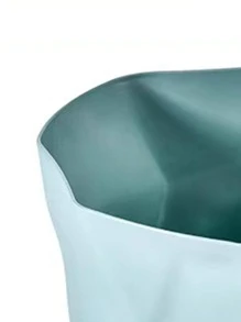 1 thùng rác nhựa, thùng rác bất đối xứng màu xanh lá cây Bắc Âu cho gia đình - màu xanh lá - Xem 2