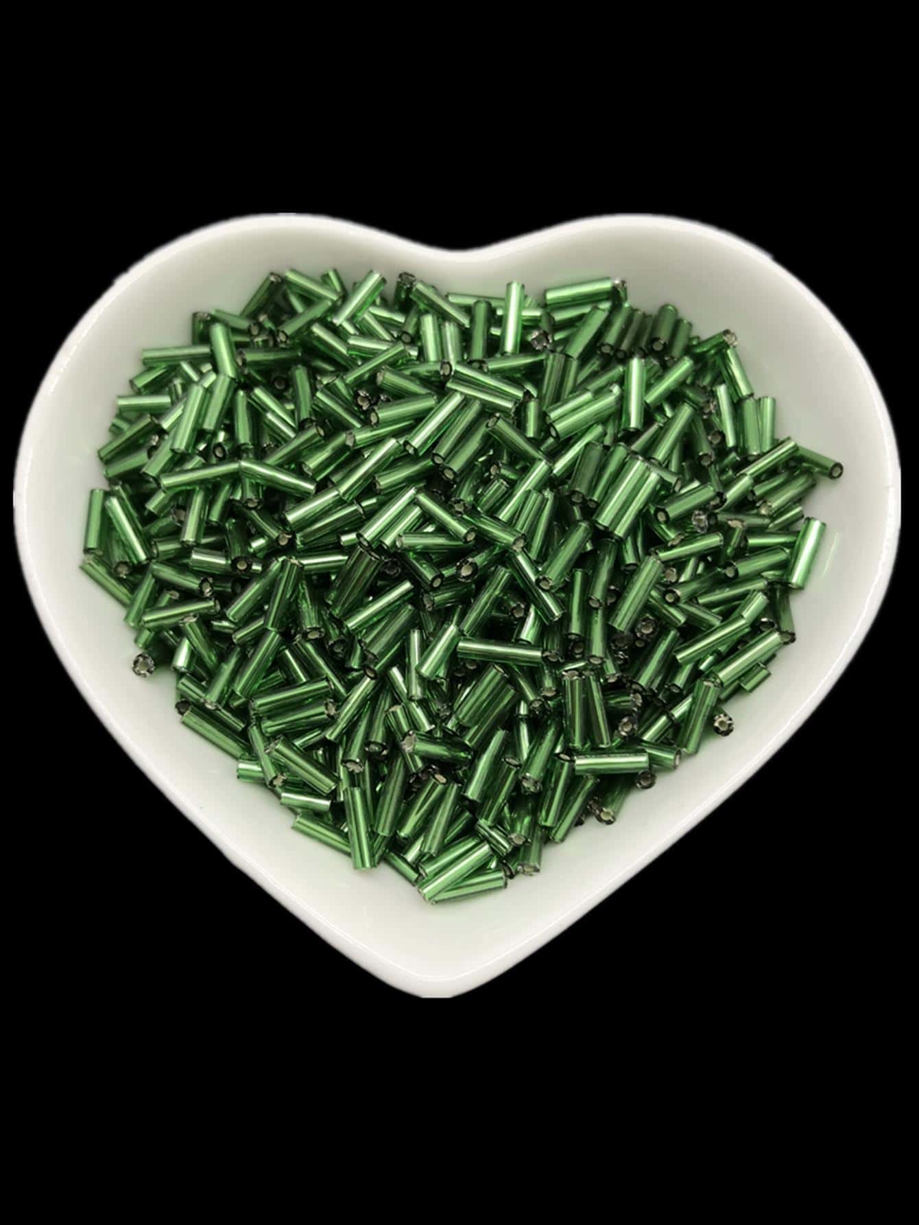 Glass Geometric DIY Bead For Women For DIY Jewelry Making - Green - View 1