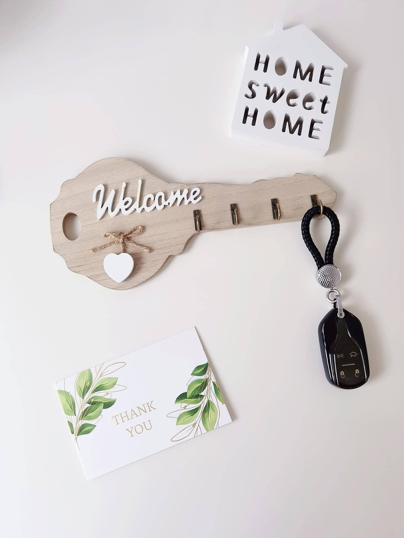 1入組鑰匙設計牆面掛鉤 - 彩色 - 查看 1