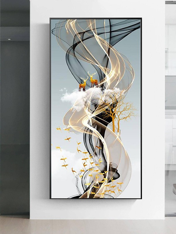 抽象圖案無框畫