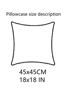 1pc Flower Embroidered Cushion Cover Without Filler, Modern Woven Fabric Pillow Cover For Home - Multicolor - View 2