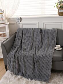 1 chiếc Chăn Trơn, Chăn Ấm Nỉ Đơn Giản Cho Gia Đình - Màu xám đen - Xem 1