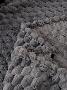 1 chiếc Chăn Trơn, Chăn Ấm Nỉ Đơn Giản Cho Gia Đình - Màu xám đen - Xem 4