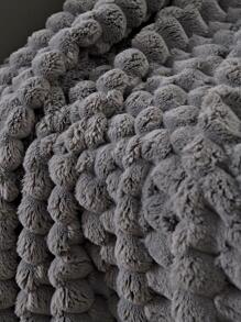 1 chiếc Chăn Trơn, Chăn Ấm Nỉ Đơn Giản Cho Gia Đình - Màu xám đen - Xem 3