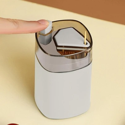 1 cái/2 cái/bộ Hộp đựng tăm bật lên, màu ngẫu nhiên