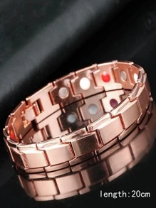 1 Hoa Hồng Thời Trang Màu Hồng Từ Dây Chuyền Vòng Tay Nam/Nữ Trang Trí Hàng Ngày Hợp Kim Đồng Nhiều Màu - Nhiều màu - Xem 3