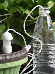 1pc Mini Automatic Watering Head, Plastic Clay Drip Water Device For Garden - White - View 10