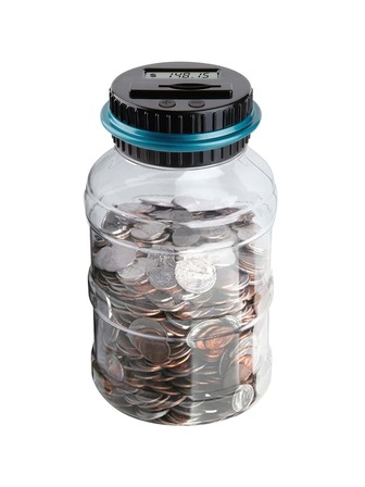 1pc Clear Automatic Counting Money Box