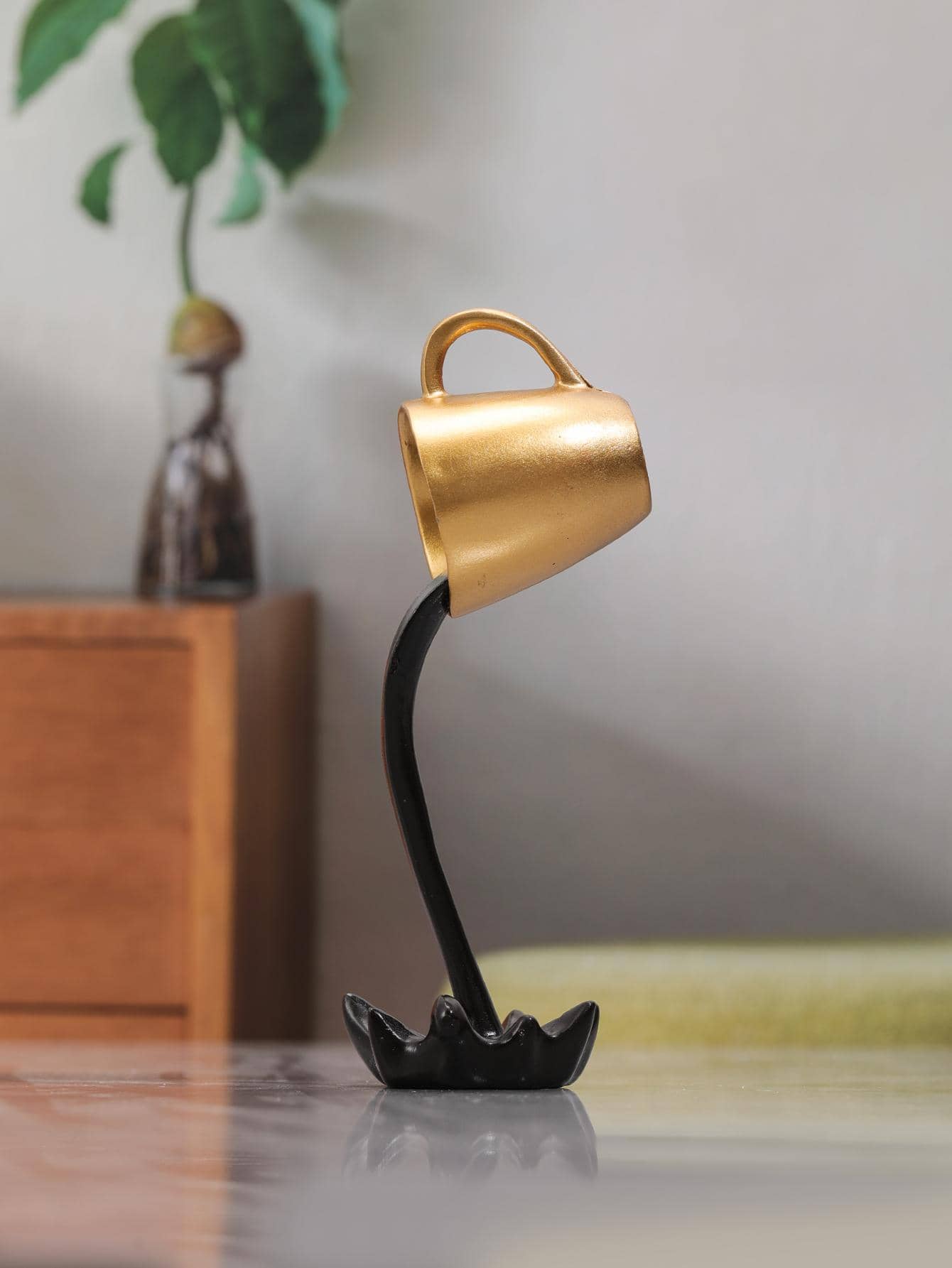 1 cái Polyresin trang trí thủ công, đối tượng trang trí thiết kế cốc cà phê sáng tạo cho trang trí nhà - Nhiều màu - Xem 1