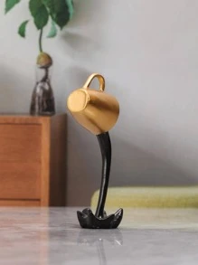 1 cái Polyresin trang trí thủ công, đối tượng trang trí thiết kế cốc cà phê sáng tạo cho trang trí nhà - Nhiều màu - Xem 4