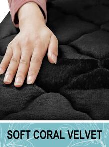 1 pièce Tapis de bain en velours de corail, tapis de sol de salle de bain super doux antidérapant, absorbant l'eau et lavable en machine. Utilisé pour le sol de la salle de bain, convient pour le paillasson, le salon, la chambre, la cuisine. Décoration de salle de bain, tapis de bain, tapis d'extérieur, paillasson, décoration d'automne, accessoires de salle de bain, rentrée scolaire