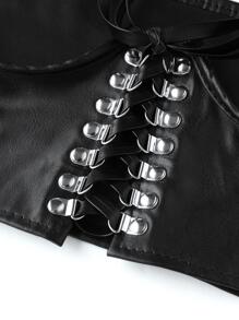 前繫帶背帶式腰帶 - 黑色 - 查看 4