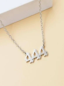 男士數字吊墜項鏈,適用於首飾類禮品和派對