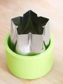 9pcs Stainless Steel Cookie Cutter, Modern Mixed Pattern Cookie Cutter For Kitchen, Valentine's Day Party, Home Decor, Home Gifts - Green - View 7