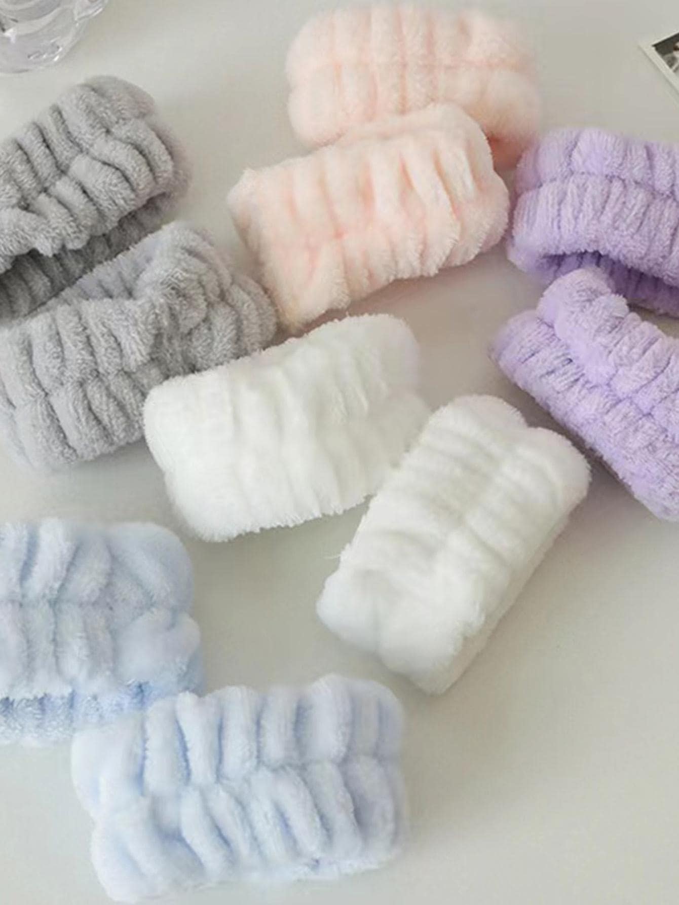 1pc Solid Fuzzy Sport Wristband - Multicolor - View 1