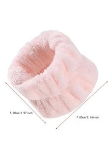 1pc Solid Fuzzy Sport Wristband - Multicolor - View 2