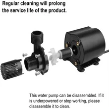 DC12V Brushless Water  Pump Mini Computer Water-cooling Circulating Pump Fountain Water Pump - Black - View 4