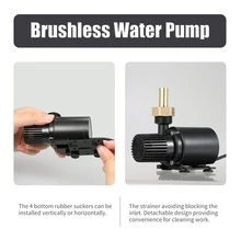 DC12V Brushless Water  Pump Mini Computer Water-cooling Circulating Pump Fountain Water Pump - Black - View 3