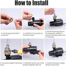 DC12V Brushless Water  Pump Mini Computer Water-cooling Circulating Pump Fountain Water Pump - Black - View 5