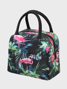 Flamingo Print Lunch Bag