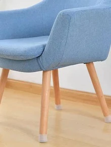 4入组/套矽膠桌子腳極簡白色桌腿套 - 白色 - 查看 5