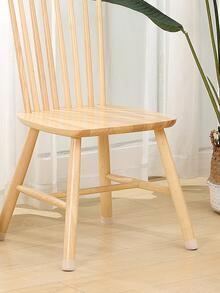 4入组/套矽膠桌子腳極簡白色桌腿套 - 白色 - 查看 3