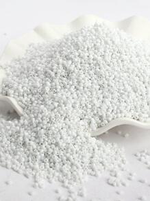 2000pcs/set Fashion Plastic Round DIY Bead For Women For DIY Jewelry Making - White - View 1