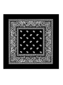 2 piezas pañuelo de protección solar con estampado de cachemira para hombre