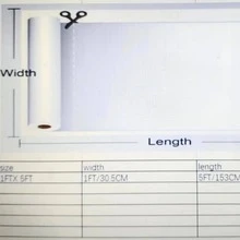 1 cuộn 30X153 CM THÚ CƯNG Miếng Dán Tự Dính, Hình Ba Chiều Cầu Vồng Gradient Dính Trong Nhà Miếng Dán Cho Thủ Công - trắng - Xem 2